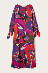 Orchidee Print Long Silk Kaftan
WOMAN Pucci