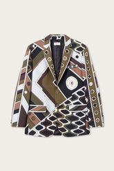 Vivara Print Oversized Jacket in Cool Wool
WOMAN Pucci