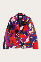 Orchidee Print Velvet Jacket
WOMAN Pucci