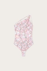 Occhi Print Asymmetrical One-Piece Swimsuit
WOMAN Pucci
