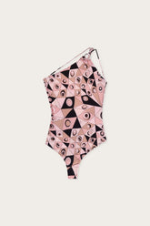 Occhi Print One-Shoulder Swimsuit
WOMAN Pucci