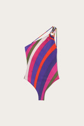 Iride Print One-Shoulder Swimsuit
WOMAN Pucci