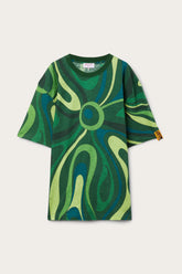 Flamed Jersey T-Shirt with Allover Print
Pucci