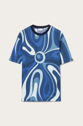 Flamed Jersey T-Shirt with Allover Print
Pucci
