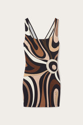 Marmo Print Mini Dress with Square Neckline
WOMAN Pucci