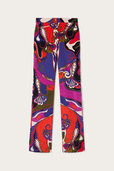 Orchidee Print Straight Velvet Pants
WOMAN Pucci