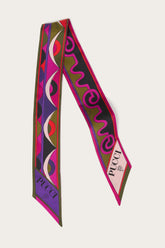 Astro and Rombi Print Silk Twill Scarf
WOMAN Pucci