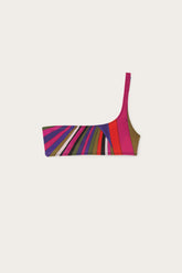 Iride Print One shoulder Bikini Top
WOMAN Pucci