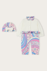 Maternity Set with Romper and Cap
Pucci