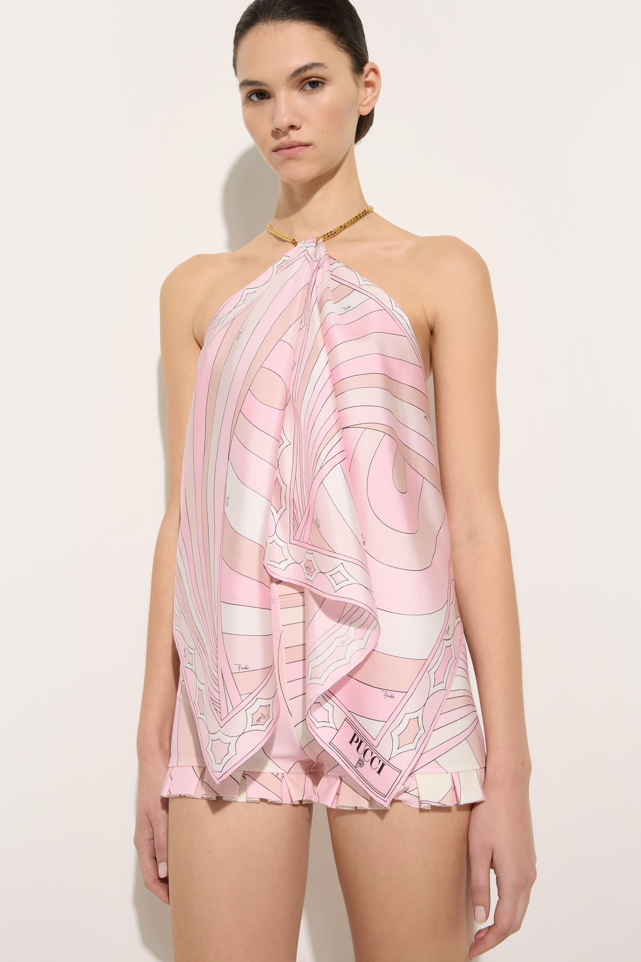 Iride Print Chain Top
 WOMAN Pucci