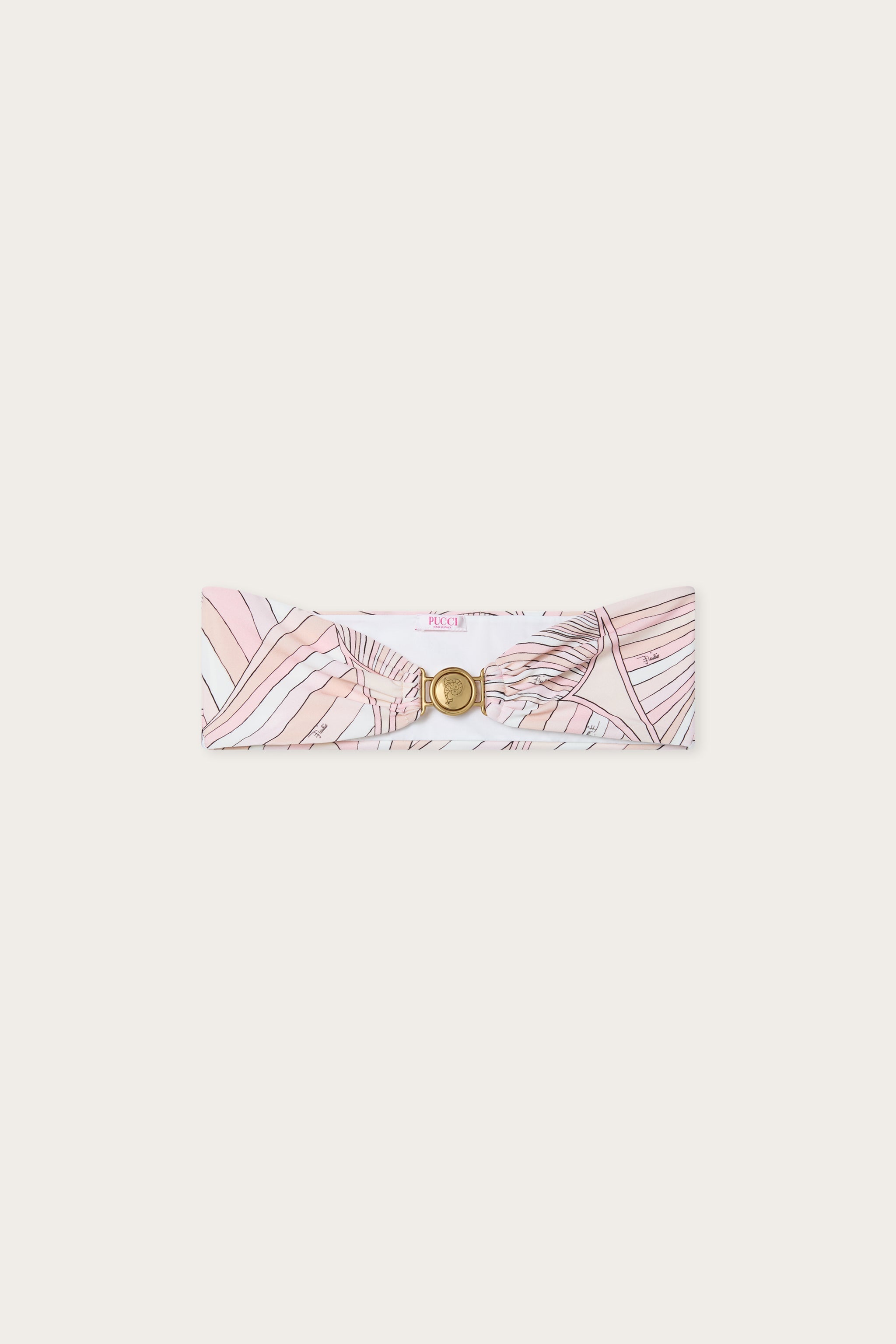 Iride Print Bikini Top
 WOMAN Pucci